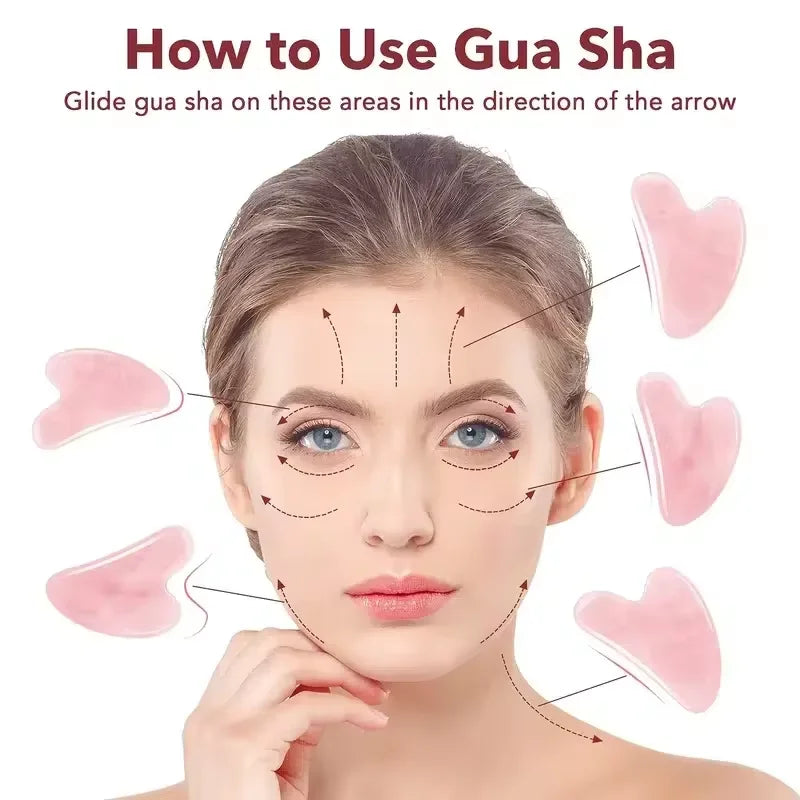 Gua Sha Beeswax Scraping Board – Face, Neck & Body Tool Gua Sha Massage Tool Qme