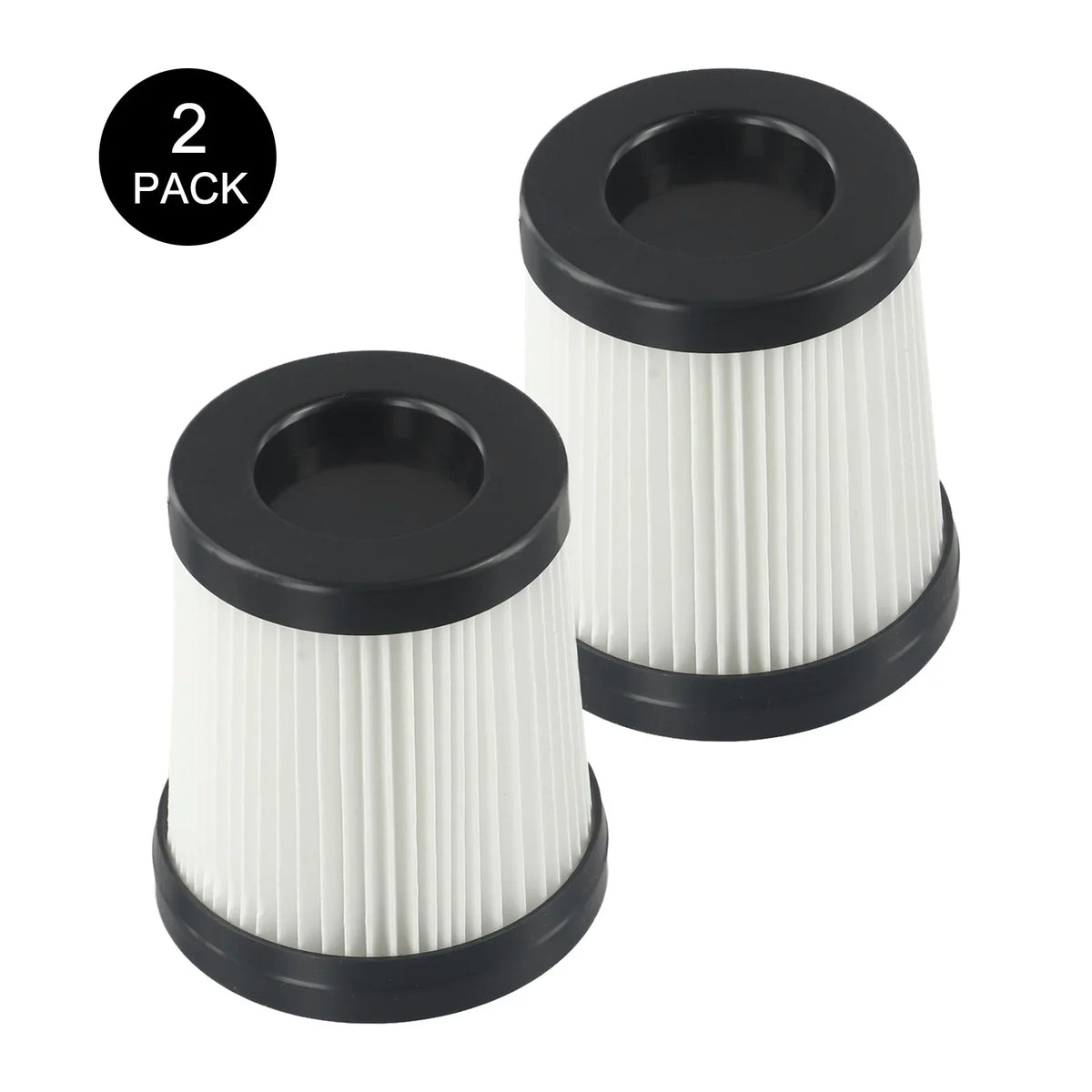 2-Pack Washable HEPA Filter Replacement for Kalado KCV01 Vacuum Filter Replacement Qme