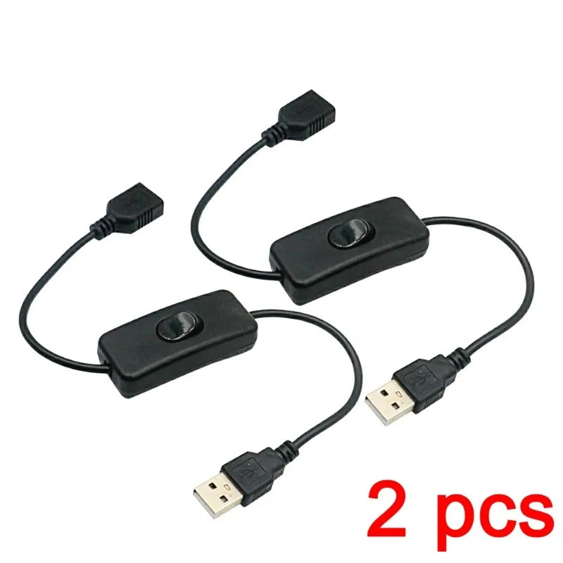 USB 2.0 Extension Cable with Switch Male to Female 1.2M USB Extension Cable Qme