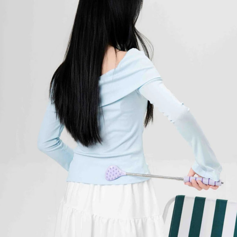 Extendable Cactus Back Scratcher – Retractable Massage Stick Back Scratcher Qst