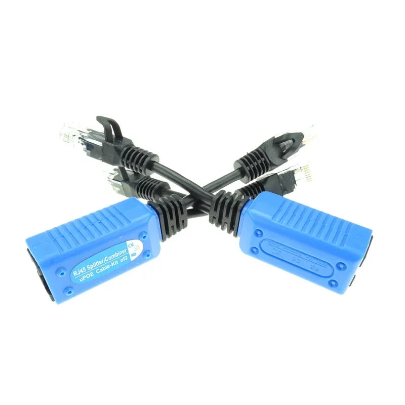 10-Pack RJ45 PoE Splitter & Combiner Cable Kit for IP Cameras PoE Cable Kit Qme