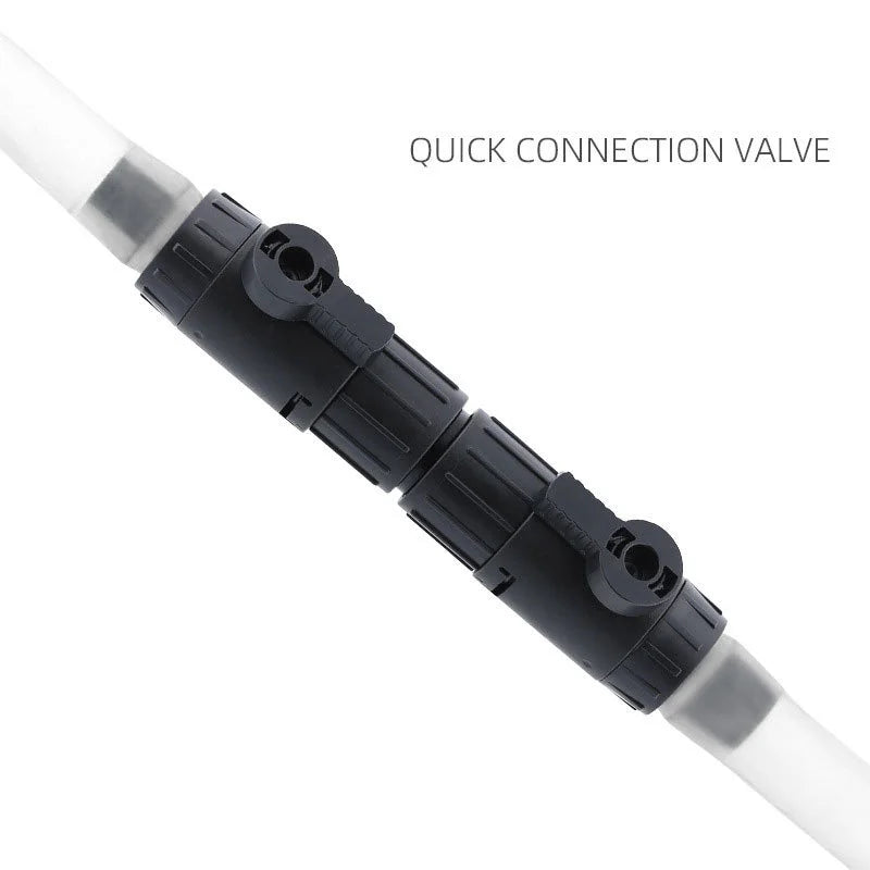 Aquarium Quick Release Tap Connector – Fish Tank Hose Valve Aquarium Hose Connector Qme