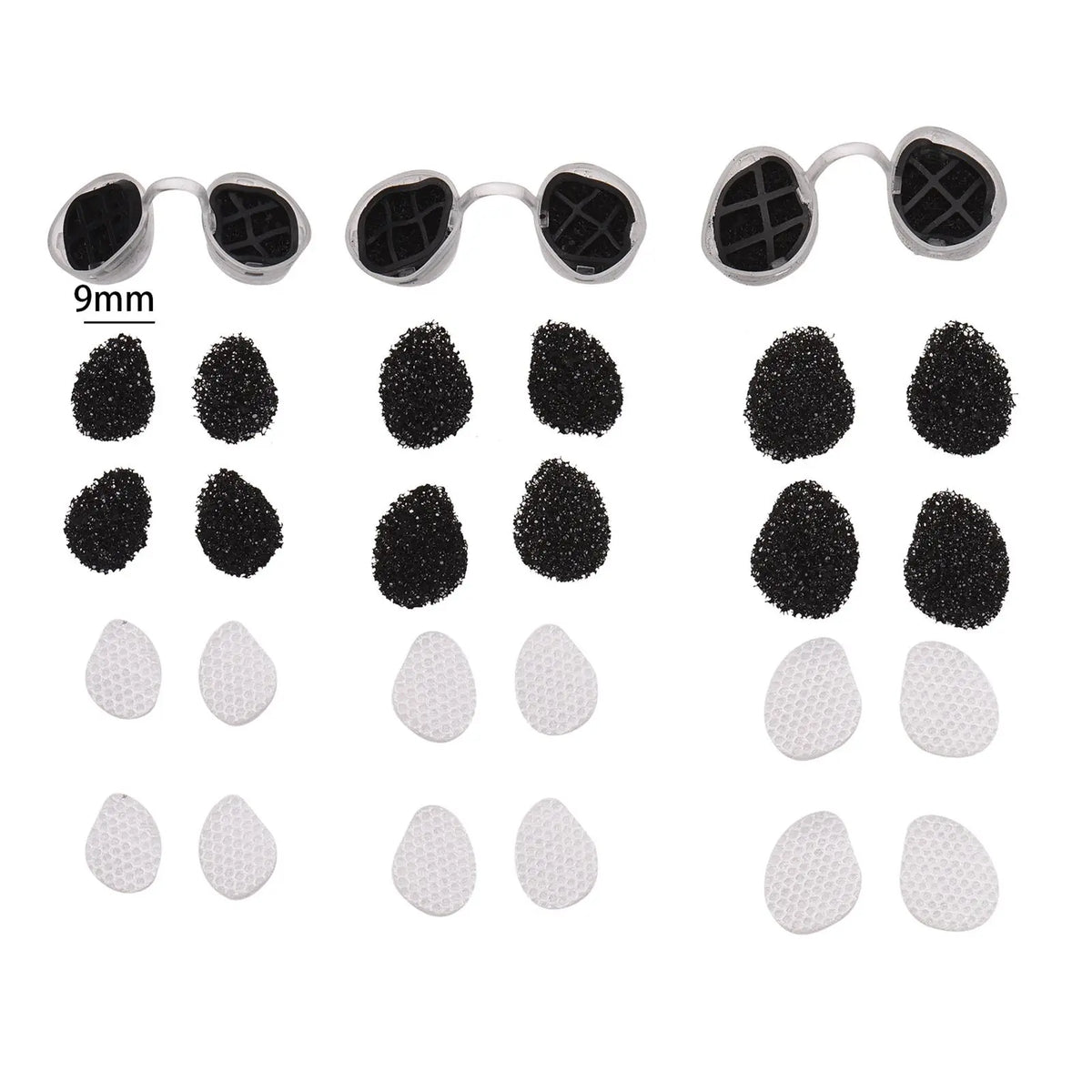 Activated Carbon Invisible Nasal Filter | Dual Protection S/M/L Nasal Air Filter Qme
