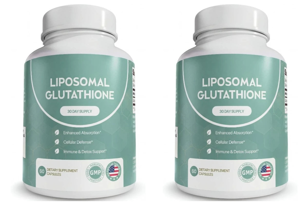 Liposomal Glutathione 500mg – High Absorption Antioxidant, 60 Caps Antioxidant Supplement Qst 2bottles 120capsules