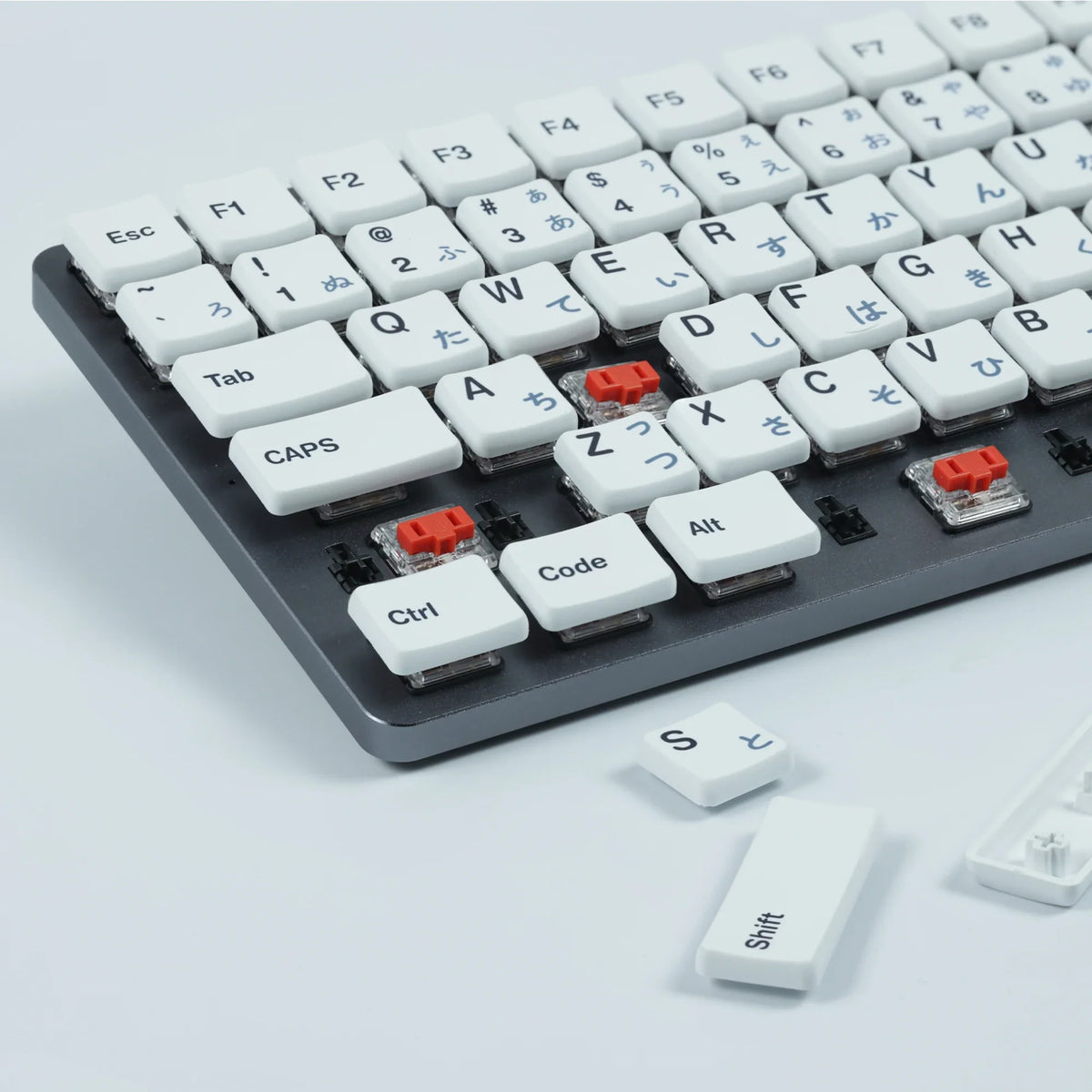 CHOSFOX CFX Low Profile PBT Keycaps – Kailh Choc 1350 Mechanical Keyboard Keycaps Qme