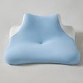 Multifunctional Wedge Pillow – Sleep, Reading & Neck Support Wedge Support Pillow Qst Blue A