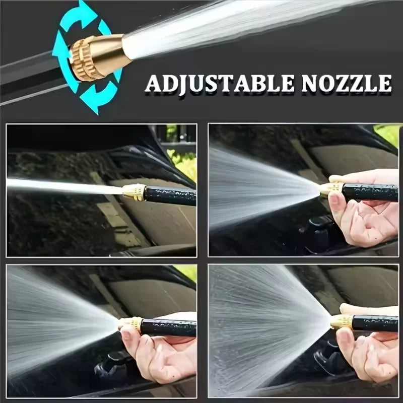 High Pressure Water Gun Nozzle – Adjustable Car & Garden Spray Garden Hose Nozzle Qst
