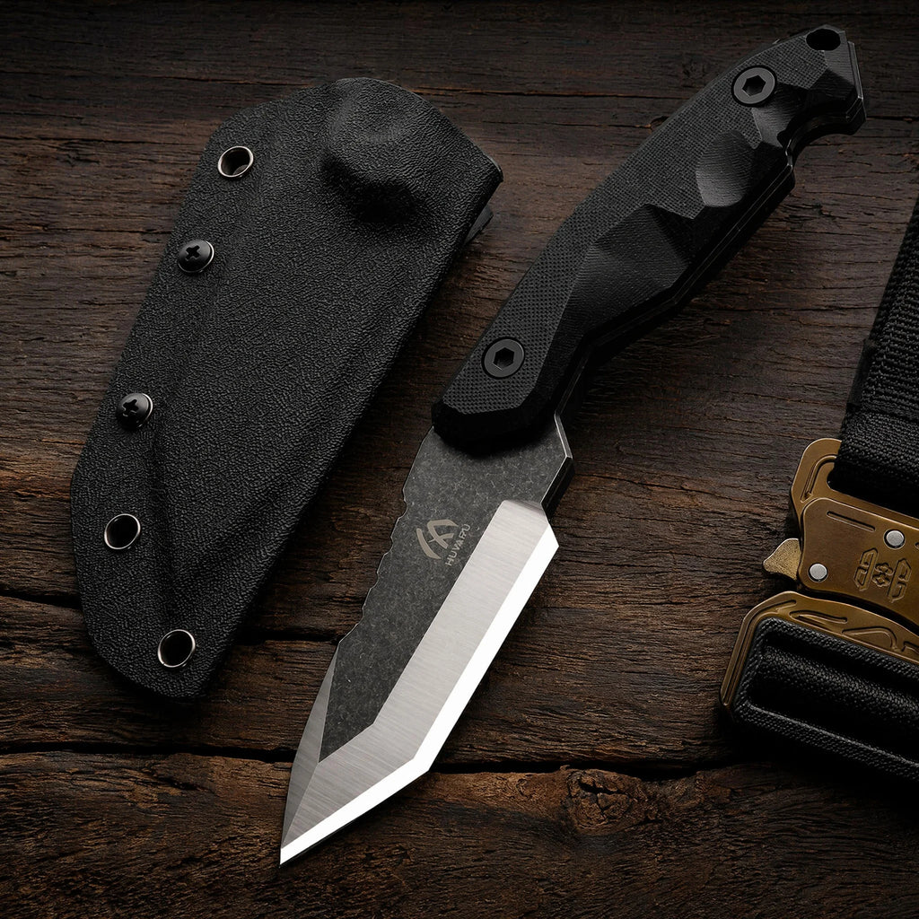 HUANGFU Multifunctional Outdoor Knife – Camping & Hiking Tool Outdoor Knife Qst