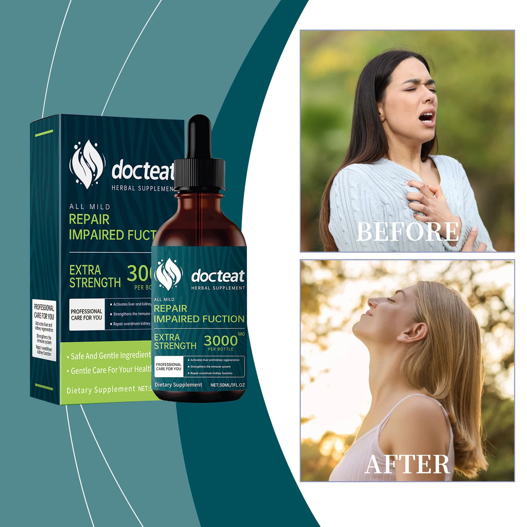 Docteat Herbal Supplement Drops – Natural Plant Wellness Tonic Herbal Supplement Drops Qst