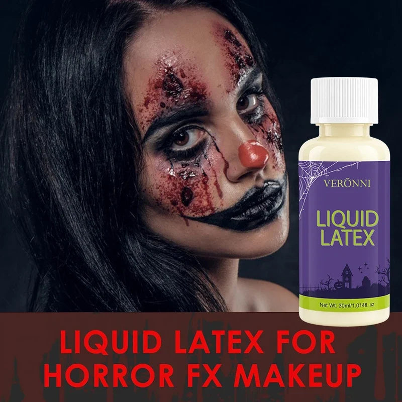 VERONNI Liquid Latex SFX Makeup – Zombie Wound & Scar Effect SFX Makeup Latex Qme