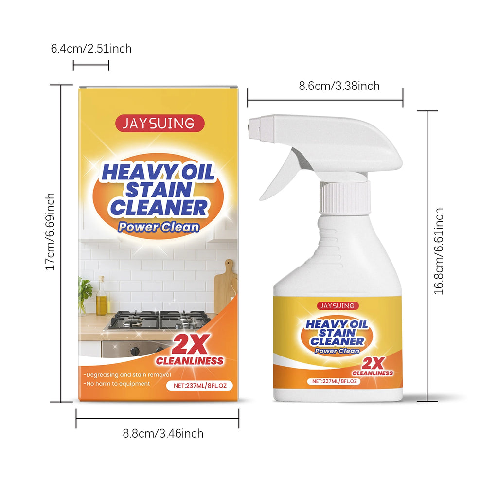 237ml Heavy Duty Kitchen Degreaser Spray | Gloss Restoring Kitchen Degreaser Spray Qst