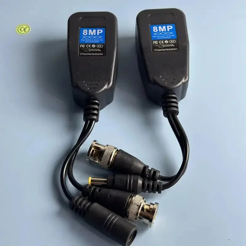 5-Pair HD Twisted Pair Video & Power Transmitter – Coaxial Kit Video Power Transmitter Qme