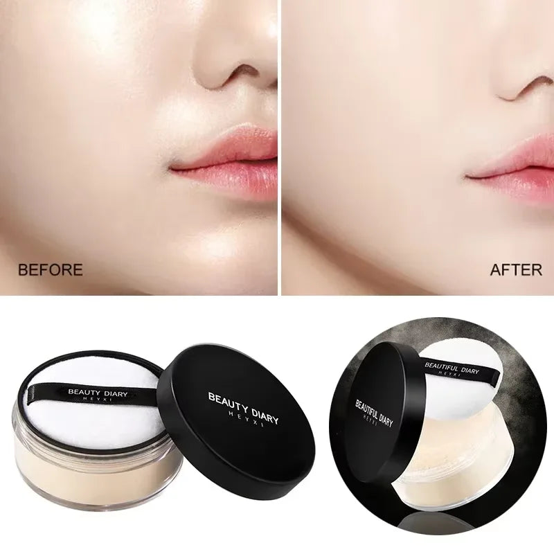 Qme Hydrating Setting Powder – Natural Nude Oil Control Setting Powder Qme