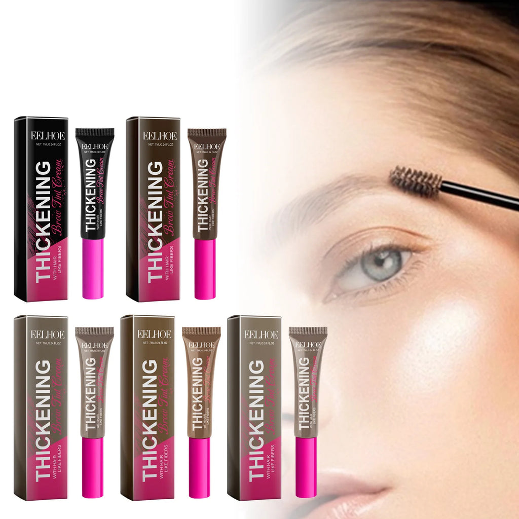 Eelhoe Fiber Eyebrow Gel – 3D Waterproof Brow Tint Cream Eyebrow Gel Qst