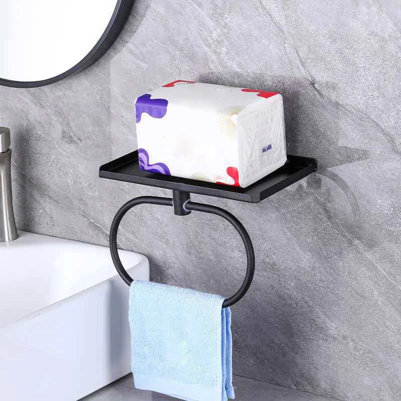 No-Drill Circular Stainless Steel Towel Ring Rack | Bathroom Bathroom Towel Ring Qme