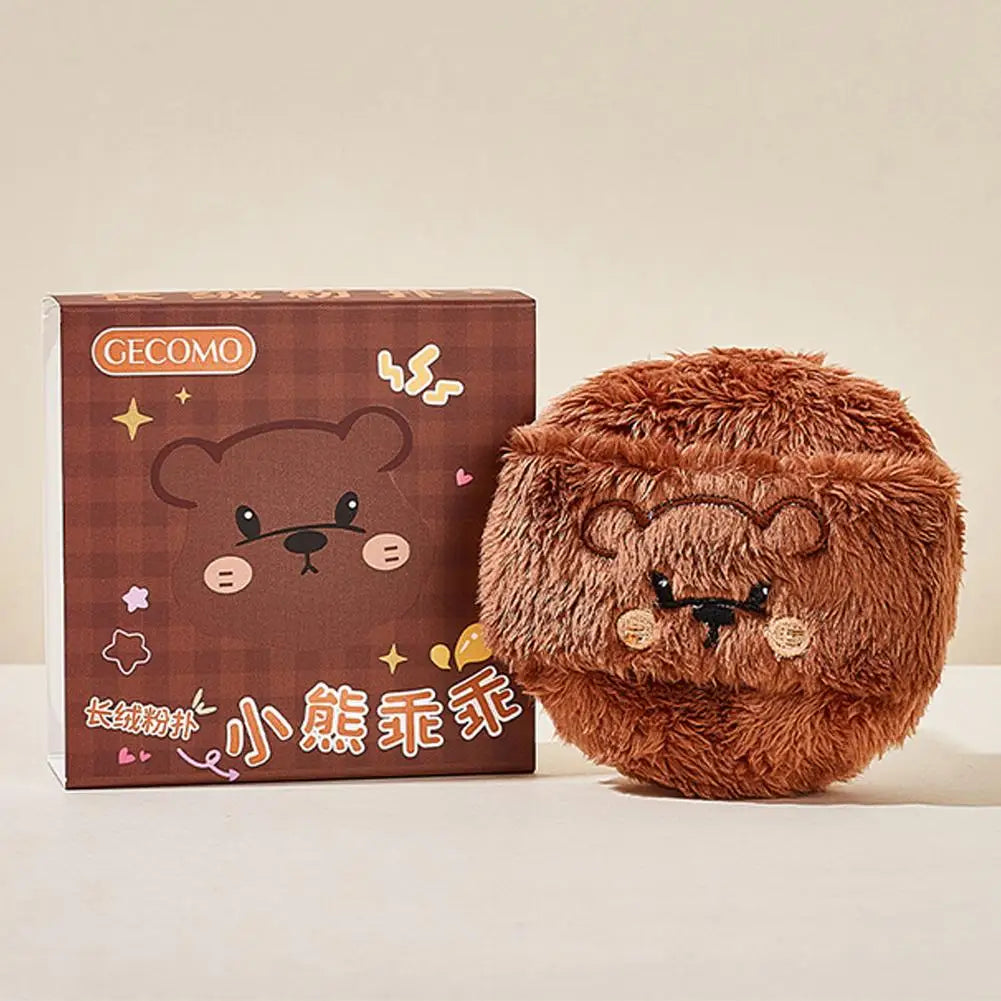 Little Bear Velvet Powder Puff Makeup Sponge – 4 Colors Makeup Powder Puff Qme