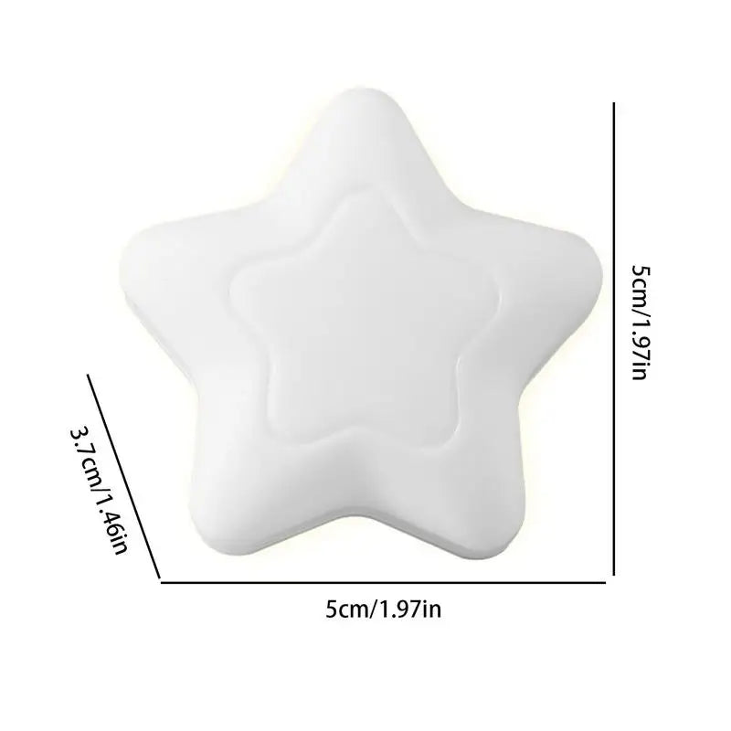 USB Star LED Night Light – 2 Colors, Bedroom & Nursery Decor LED Night Light Qst