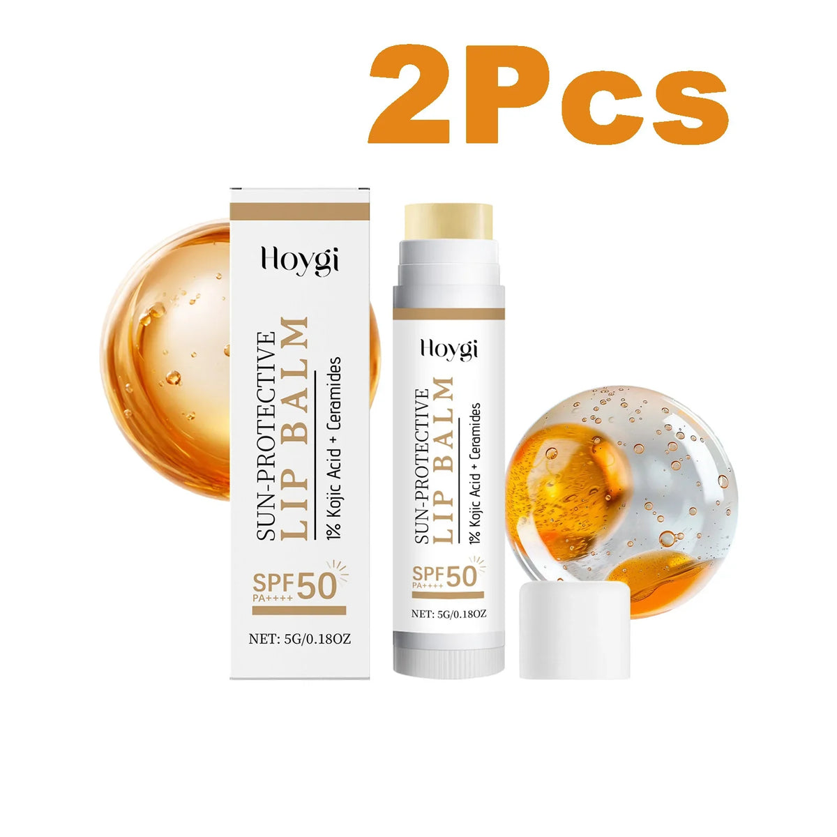 SPF 50+ Hydrating Lip Balm – UV Protection & Nourishing SPF Lip Balm Qme 2 x 5g Boxed