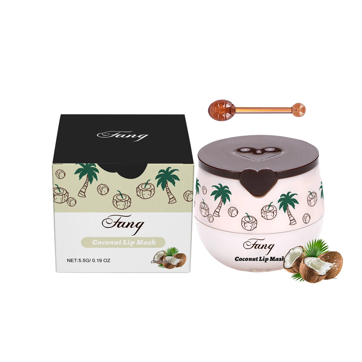 Strawberry Overnight Lip Mask – Hydrating Sleeping Lip Treatment Sleeping Lip Mask Qst Coconut