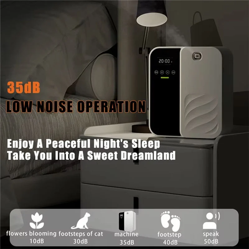 MiLESEEY B15C 500ml Aroma Diffuser with LED Night Light Aroma Diffuser Humidifier Qst
