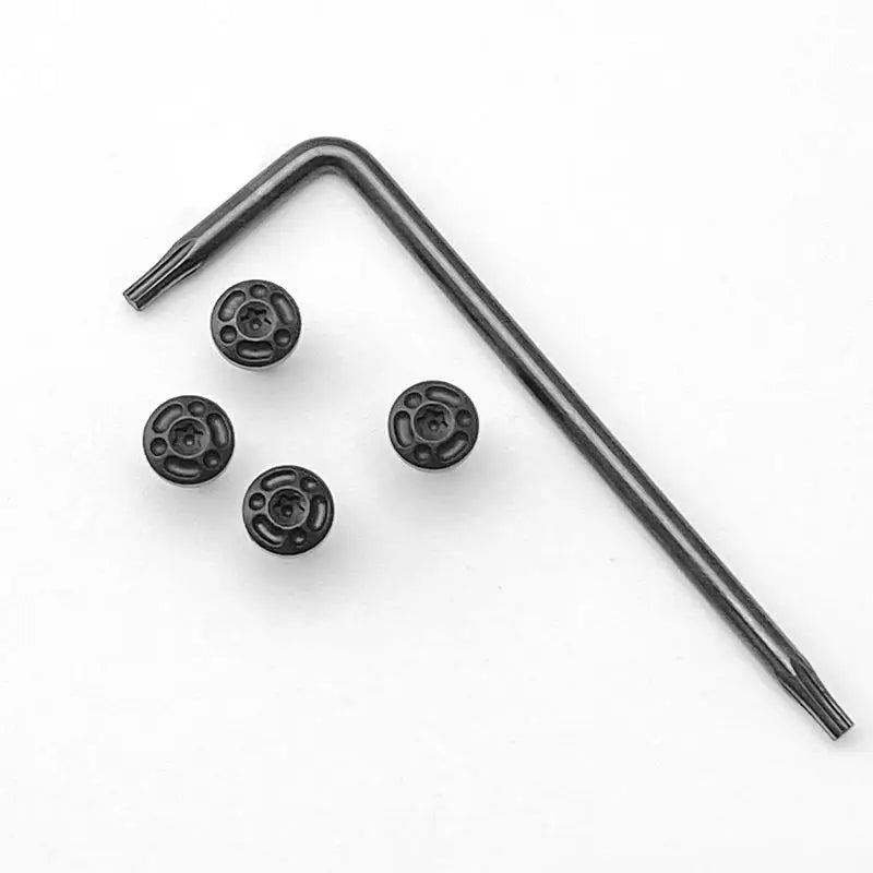 1911 Grip Screws Set – Stainless Steel CNC T8 Torx 4pcs + Tool Grip Screw Set Qst black 1 set