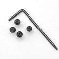 1911 Grip Screws Set – Stainless Steel CNC T8 Torx 4pcs + Tool Grip Screw Set Qst black 1 set