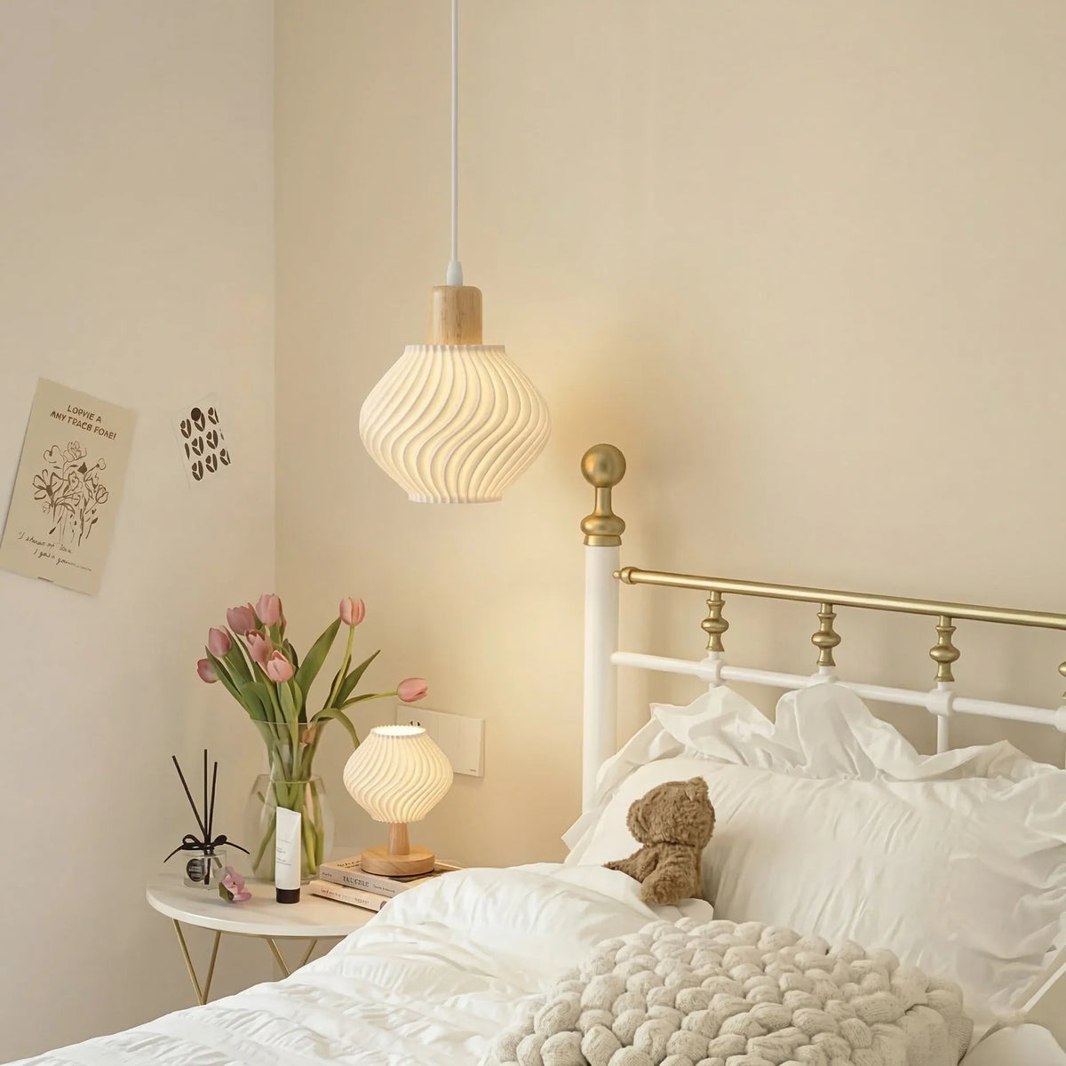 Bamboo Pendant Lamp – Handmade Rattan Chandelier Fixture Pendant Chandelier Qme