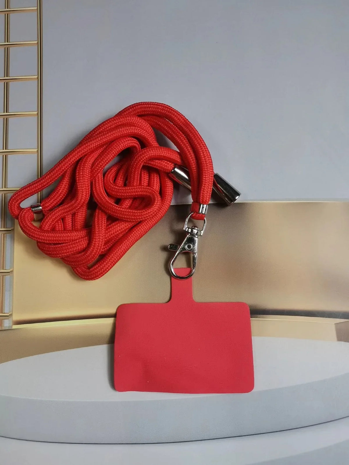 Universal Adjustable Phone Neck Lanyard Strap – 6 Colors Phone Neck Lanyard Qme 2pcs red