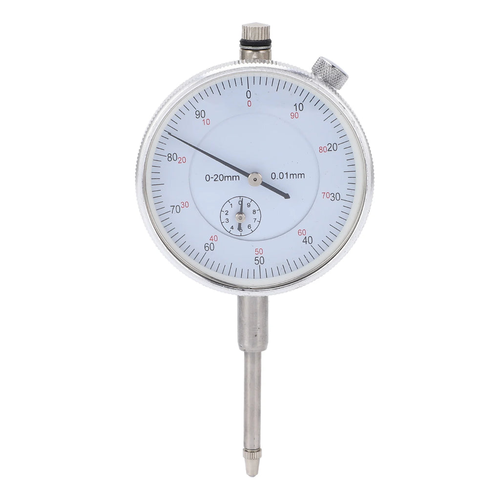 Dial Test Indicator 0.01mm Brass Sleeve Shockproof Gauge Dial Test Indicator Qst 0-20mm
