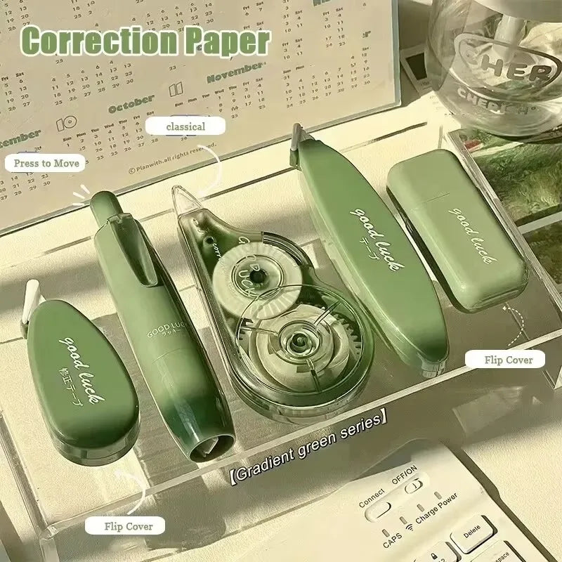 Minimalist Correction Tape – Large Capacity, Smooth & Portable Correction Tape Qme