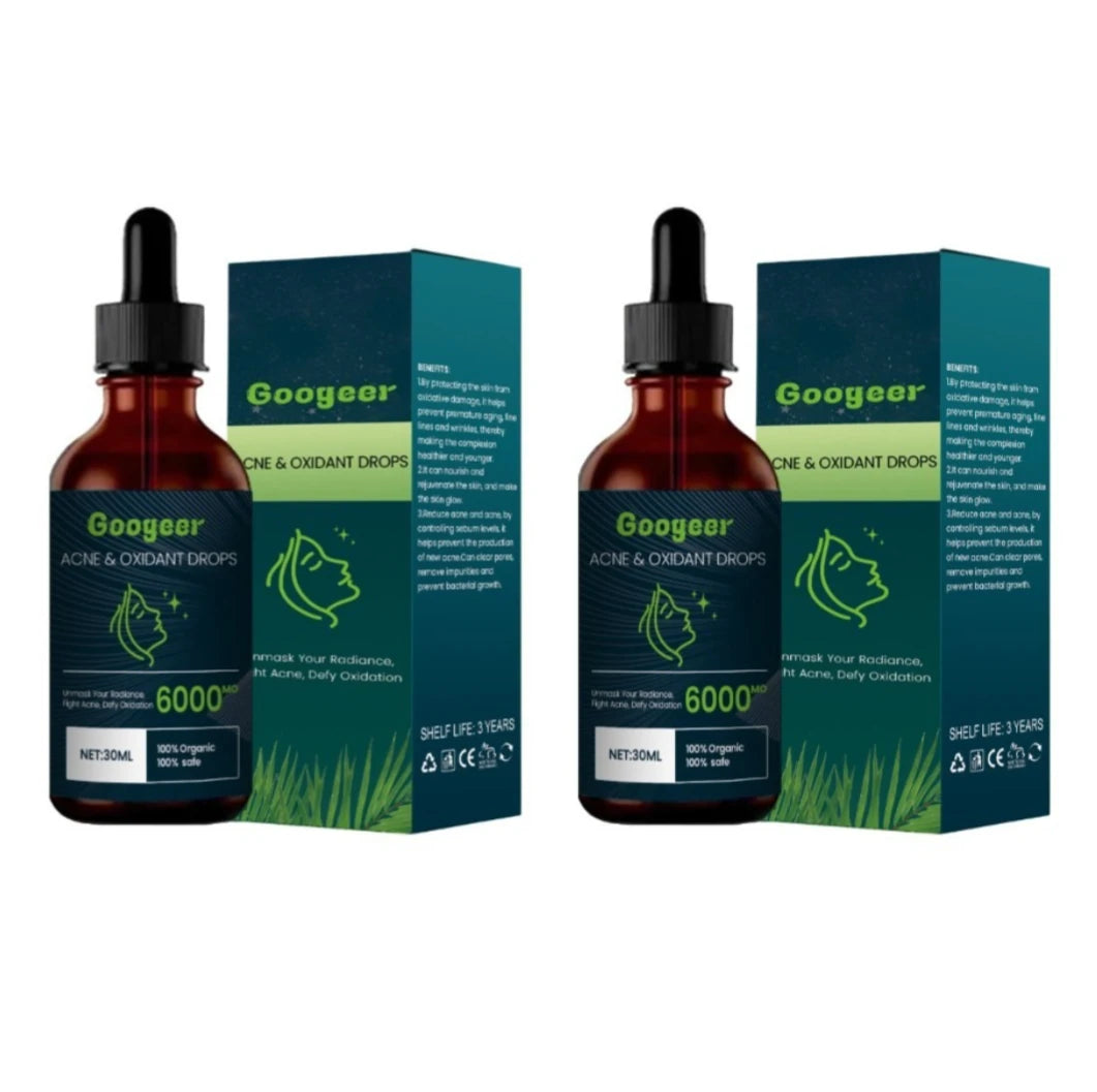 Googeer Organic Hydrating Face Drops – Dandelion & Licorice 30ml Organic Face Serum Qst 60ml(Pack of 2)