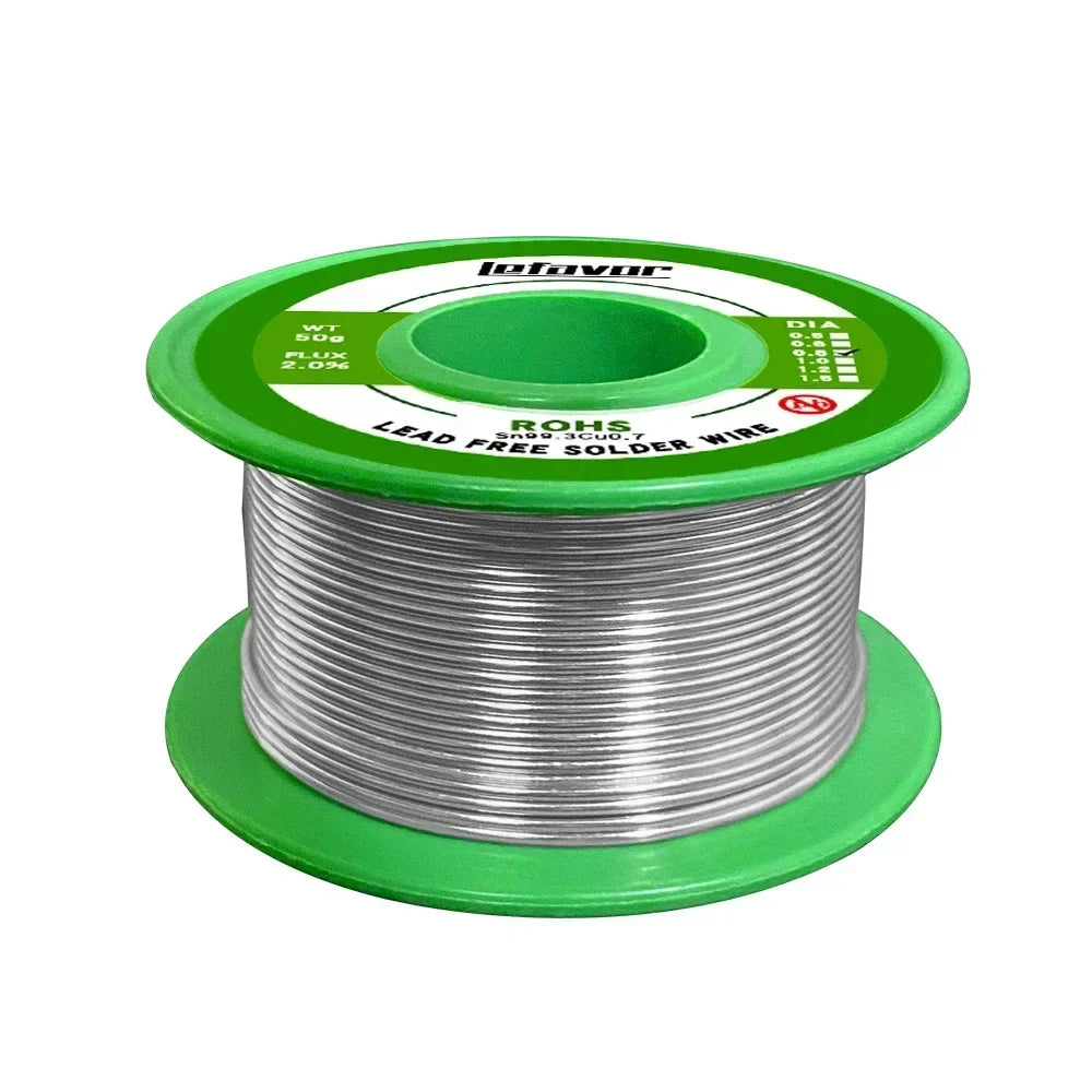 Lead-Free Solder Wire Roll – Tin Welding Wick, 3 Sizes Solder Wire Roll Qme