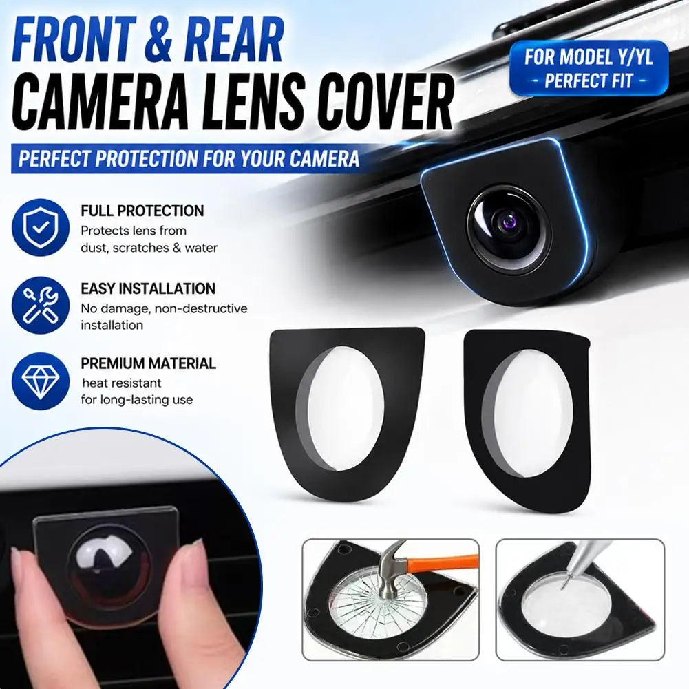 Tesla Model Y Bumper Camera Lens Protector Guard Cover | Qme Camera Lens Protector Qme