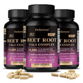 Beet Root Capsules 10,000mg – Heart & Digestive Wellness | Fearathe Herbal Supplement Qst 60 count-3 bottle