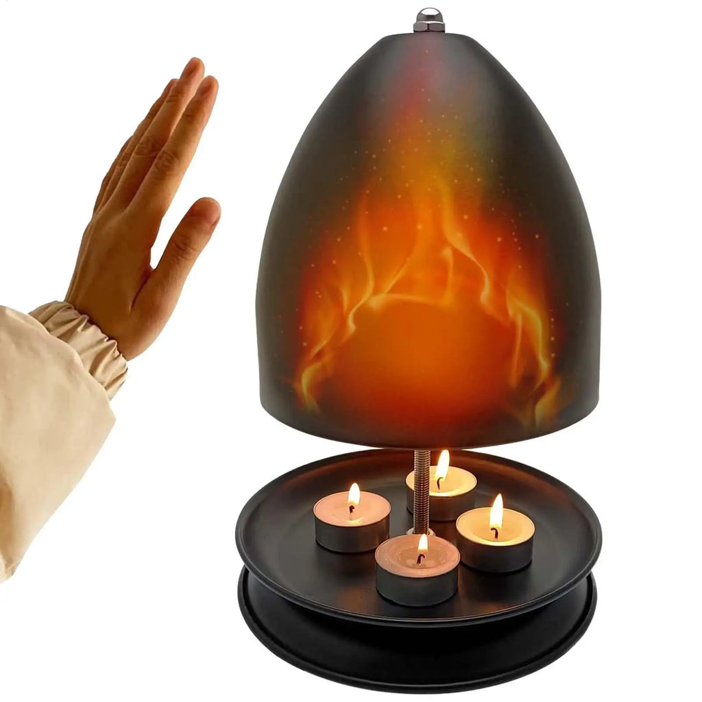 Metal Tea Light Heater & Candle Warmer – Large Base Oven Candle Warmer Stand Qme