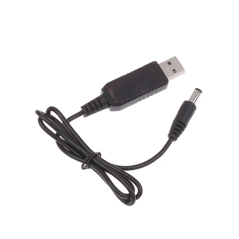USB 5V to 21V Boost Charging Cable – DC Lithium Battery Adapter Boost Charging Cable Qme