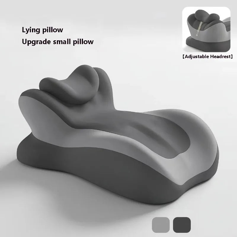 Memory Foam Wedge Pillow – Neck, Leg & Reading Ergonomic Support Wedge Support Pillow Qst With pillow Gray