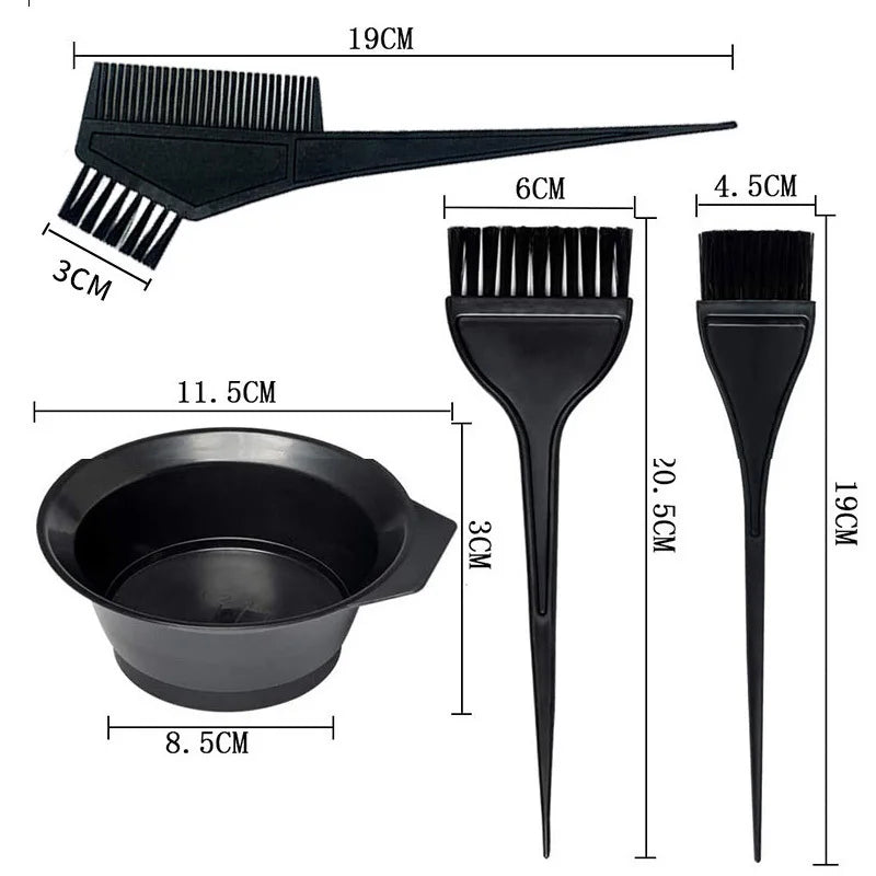 Professional Hair Coloring Dye Brush Set – DIY & Salon Hair Dye Brush Set Qme