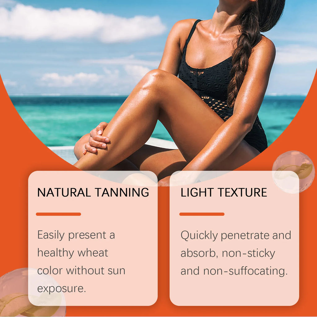 WIYUN Sunless Self Tanner Bronzing Body Lotion 50g Self Tanner Lotion Qst