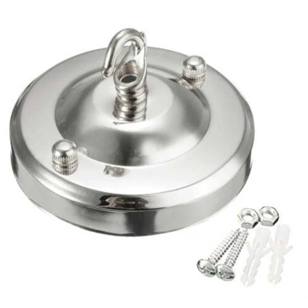 Vintage Ceiling Plate Hook Holder for Pendant Chandelier Ceiling Light Fitting Qme Chrome