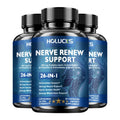 HOLUCKS Nerve Nutrition Capsules – L-Theanine, Zinc & Magnesium Nerve Nutrition Supplement Qst 60pcs - 3 BOX