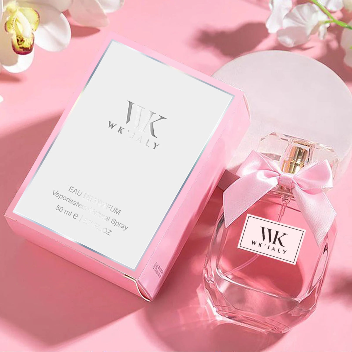 WK'JALY Pink Chance EDP – Floral Woody Women's Perfume 50ml Eau de Parfum Qst
