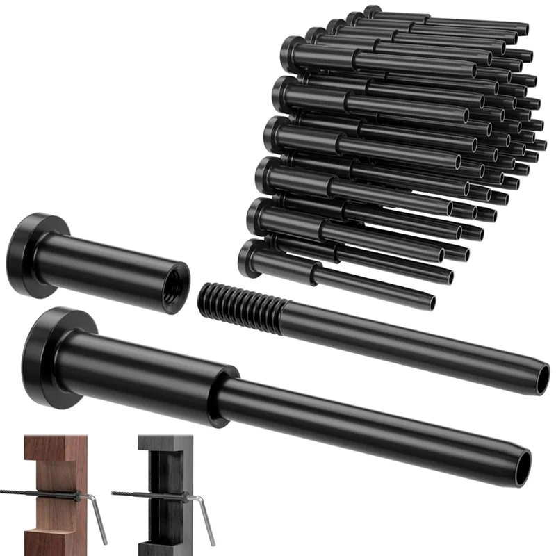 T316 Stainless Steel Invisible Swage Stud End Cable Railing Kit Cable Railing Hardware Qme