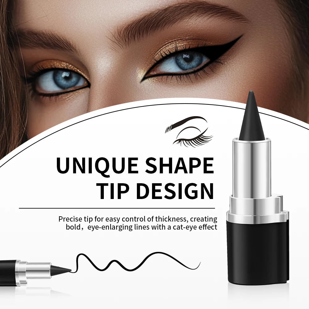 Matte Tapered Eyeliner Stick – Waterproof Long-Lasting Gel Pen Eyeliner Stick Qst
