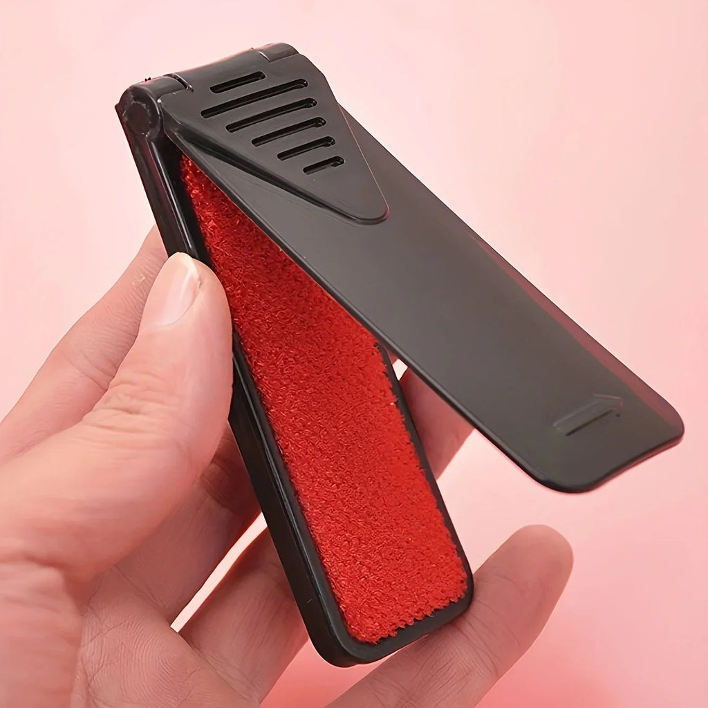Foldable Clothing Brush – Portable Lint & Dust Remover Clothing Lint Brush Qme
