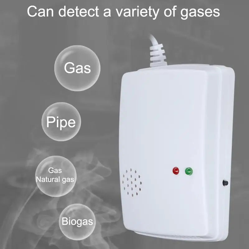 Wall Mounted Gas Detector & Leak Alarm – Propane & Methane Gas Leak Detector Qme
