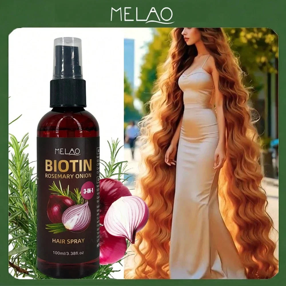 MELAO Biotin Rosemary Onion Leave-In Conditioner Spray Leave-In Hair Spray Qme