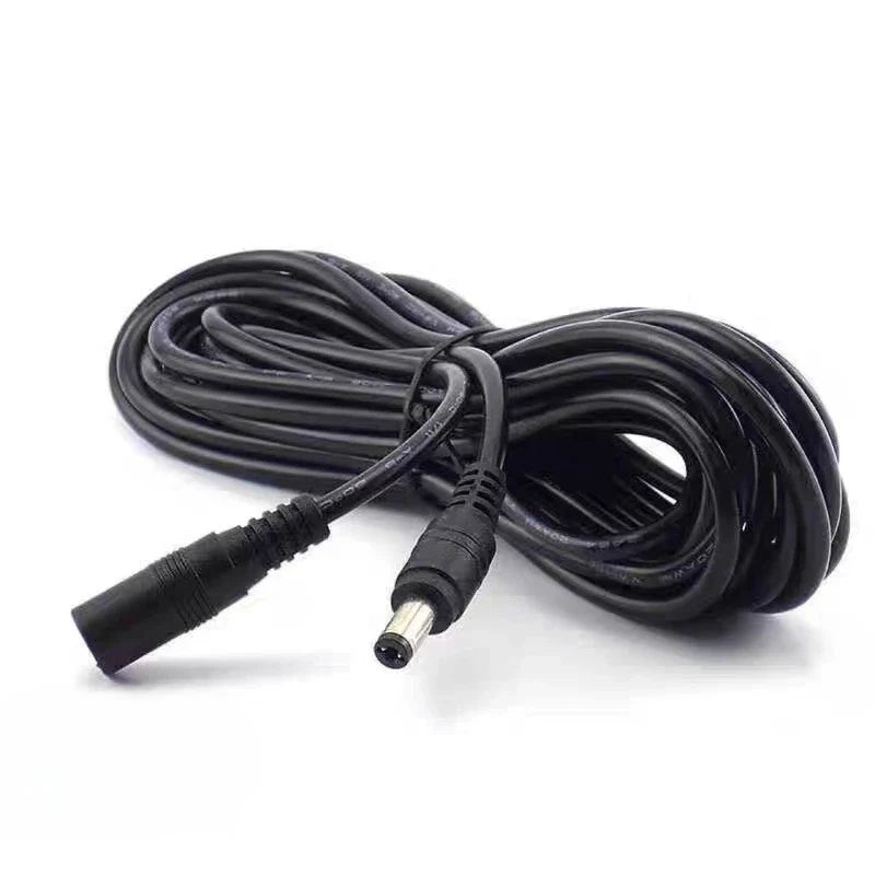 DC 12V 2A Power Extension Cable 5.5×2.1mm – Camera & Router DC Power Extension Cable Qme