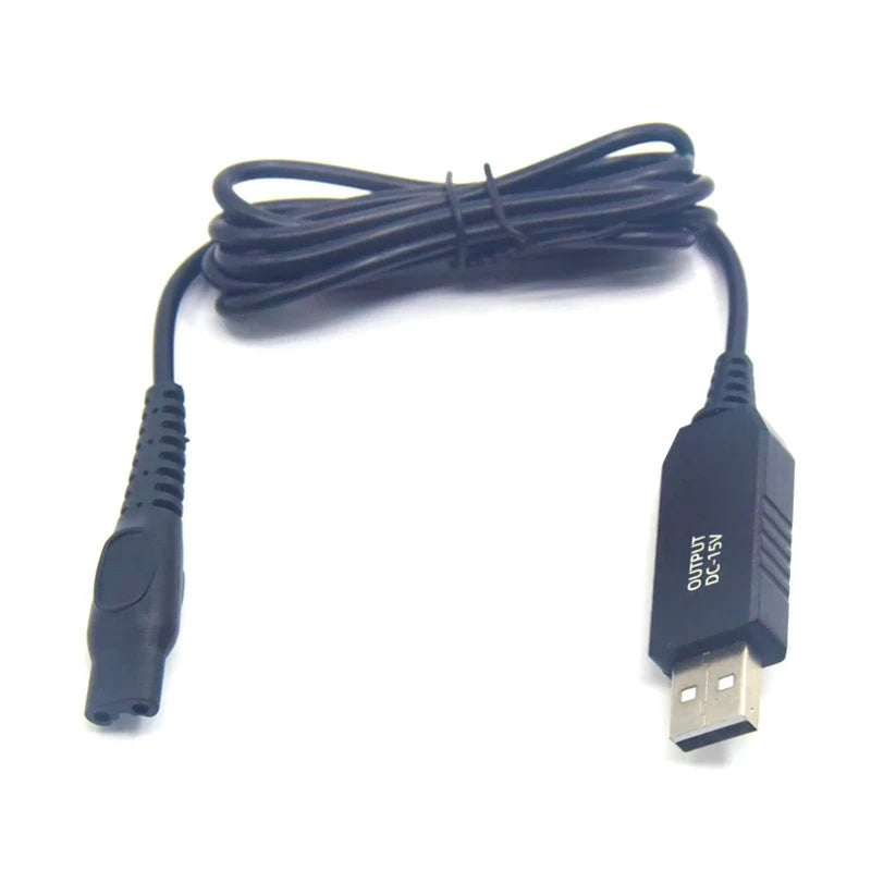HQ8505 15V USB Shaver Charger Cable – Series 3000 & 5000 Shaver Charger Cable Qme