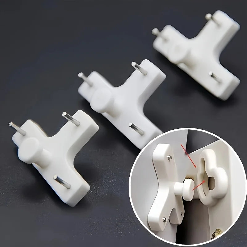 T-Type Invisible Nail Hooks – Heavy Duty Picture Hangers Picture Hanging Hooks Qme